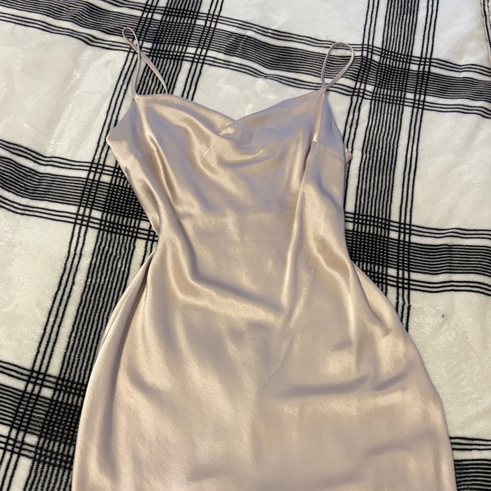 Express | Elegant Cream Slip Dress |